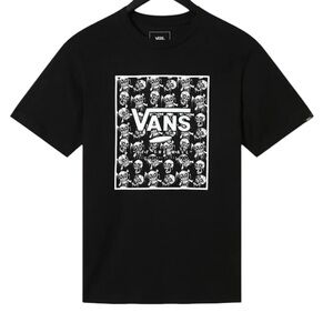 Vans black & white Stormin Glow In The Dark T-Shirt